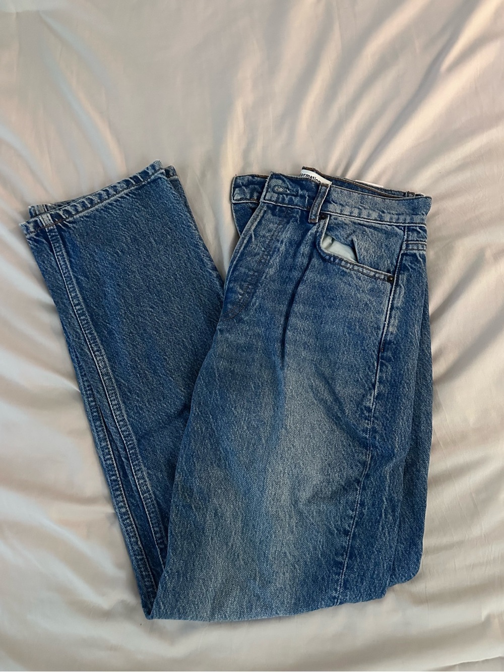 Reformation Cynthia High Rise Straight Jeans Size 24